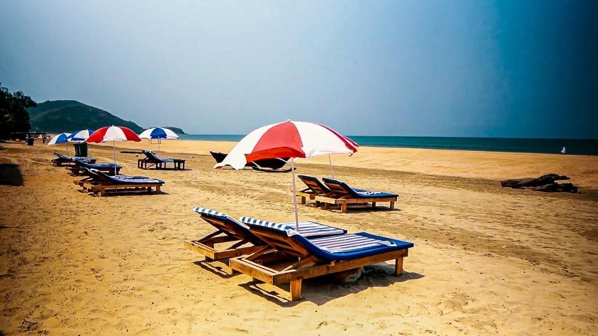 Hotel Om Sai Beach Huts Agonda Esterno foto