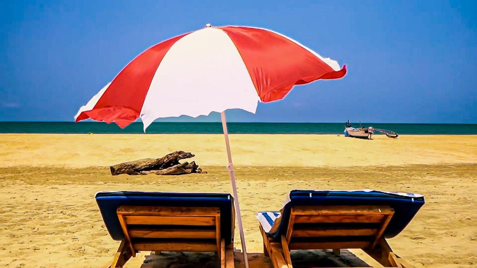 Hotel Om Sai Beach Huts Agonda Esterno foto