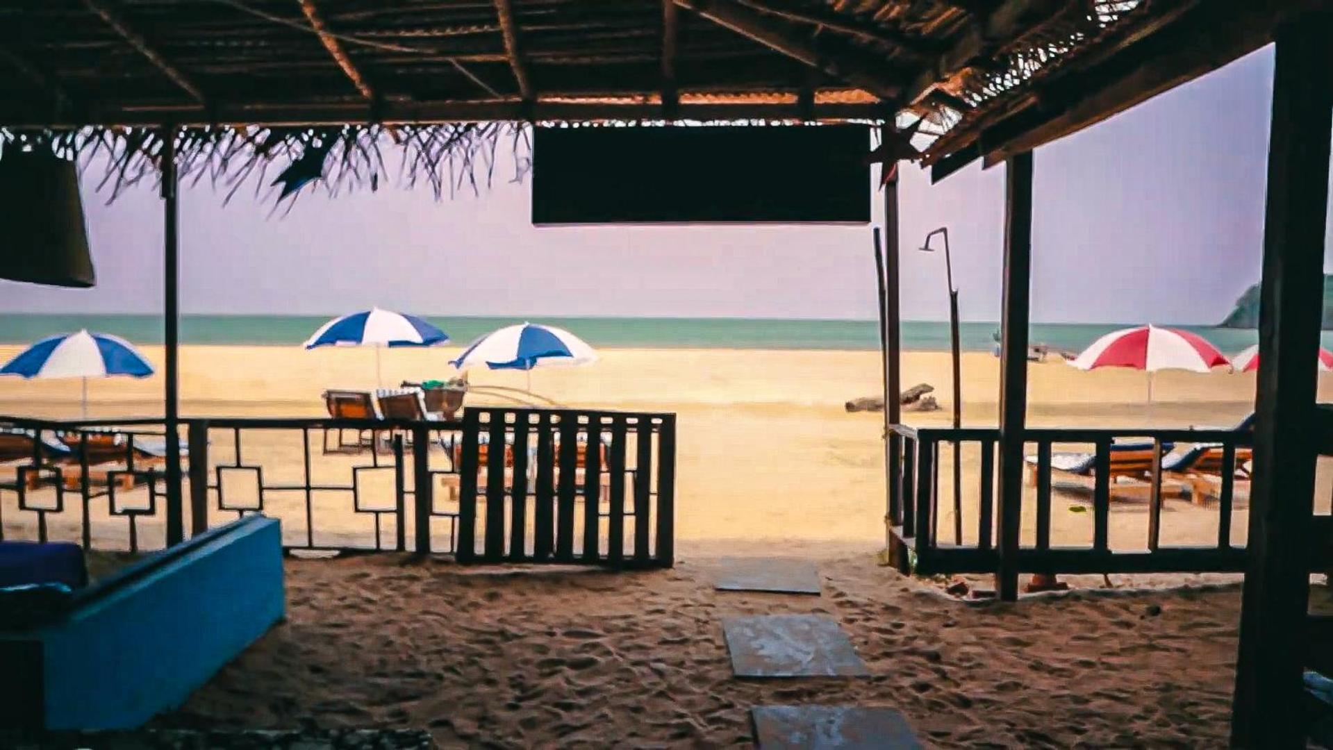 Hotel Om Sai Beach Huts Agonda Esterno foto